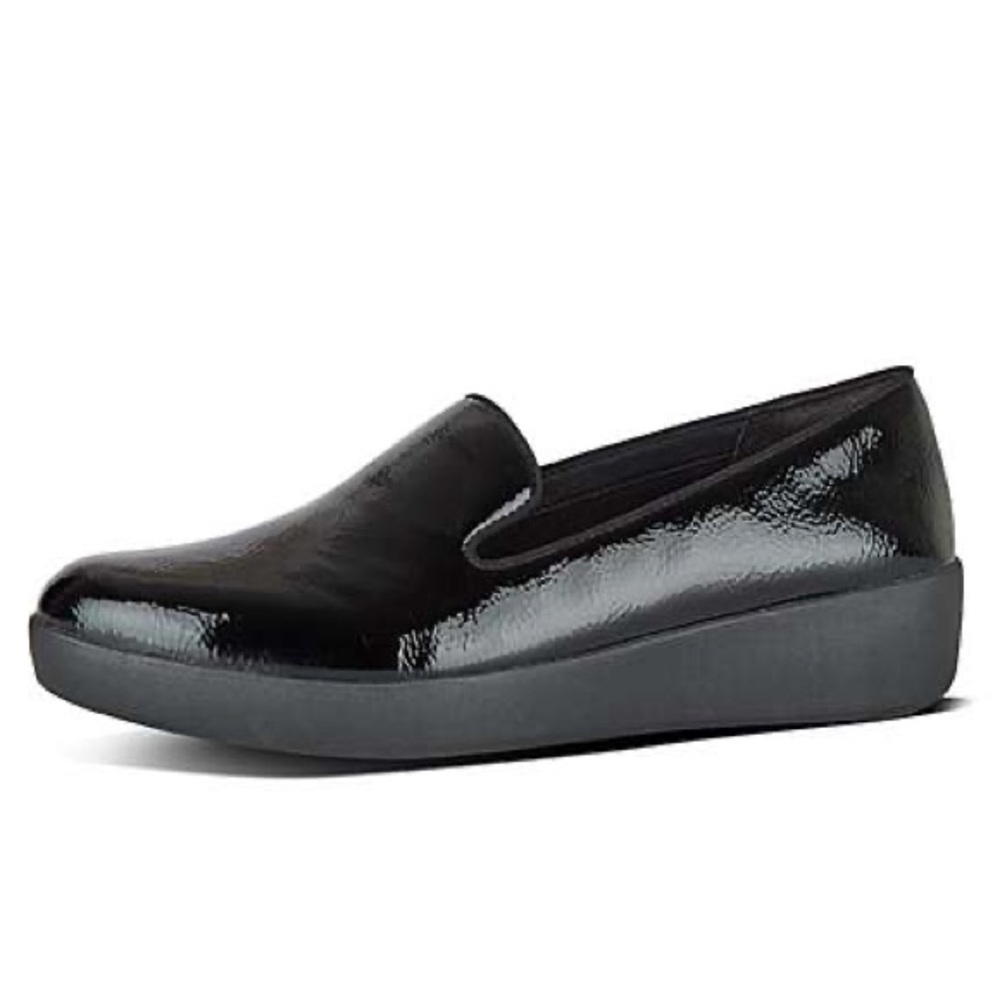 FitFlop Audrey Faux Leather Loafers Size 9